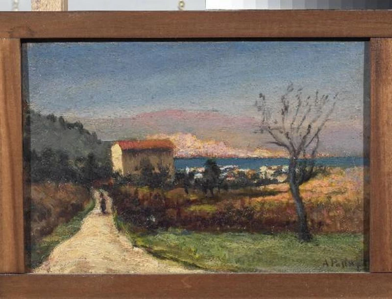  105-Isola d'Elba (Verso la casa di Napoleone)-Sistema Museale Montichiari Musei. Civica Pinacoteca Antonio e Laura Pasinetti 